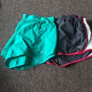 2 running shorts!